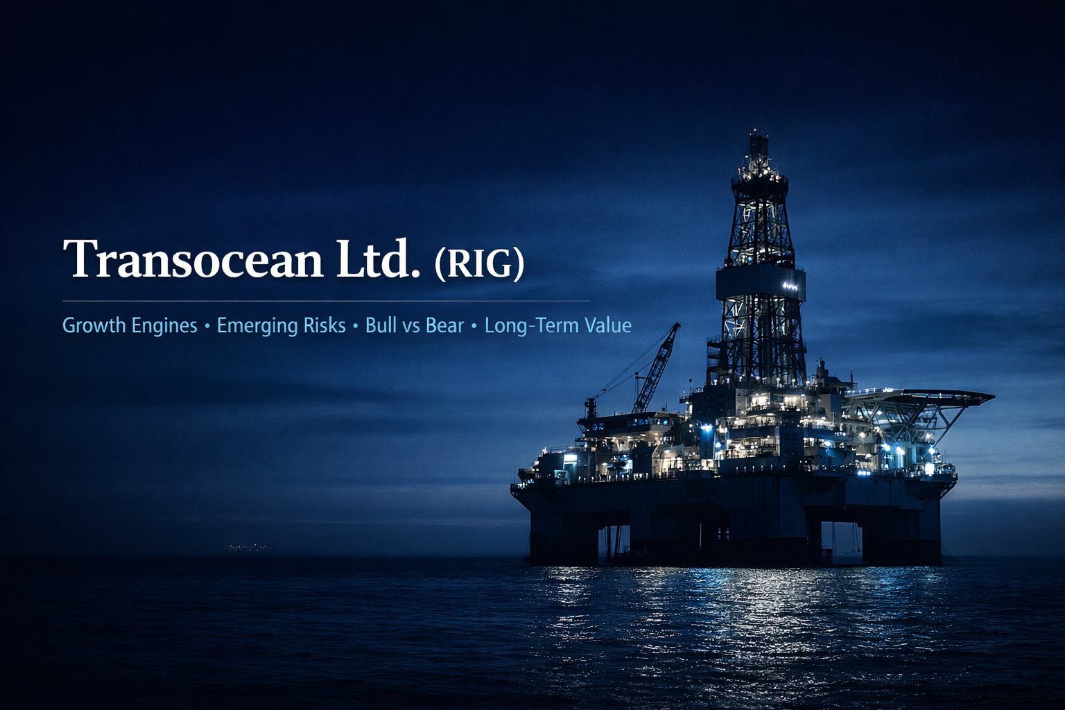 Transocean Ltd. (RIG): Outlook on Core Growth Engines, Emerging Risks, Bull vs Bear Case, and Long-Term Investor Value